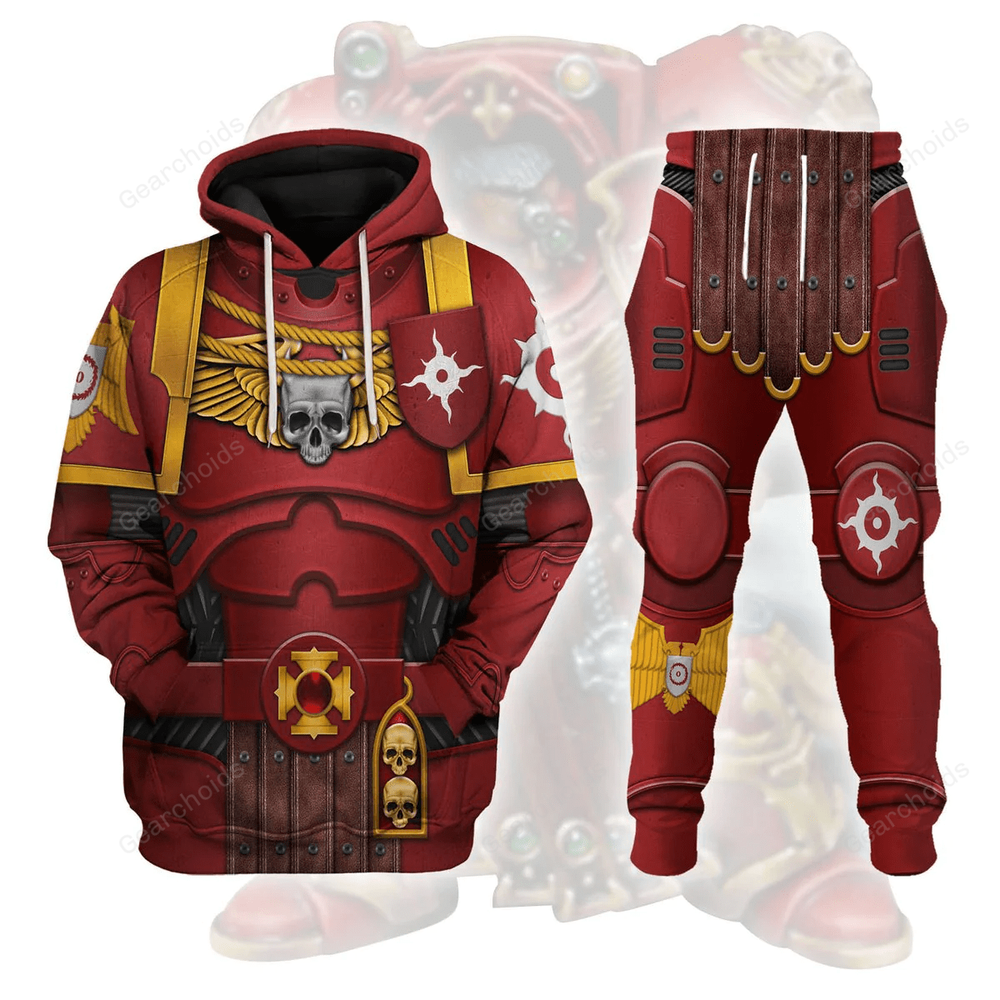 Thousand Sons Captain Cosplay Costume Hoodie Sweatshirt and Sweatpants Set WHHS123