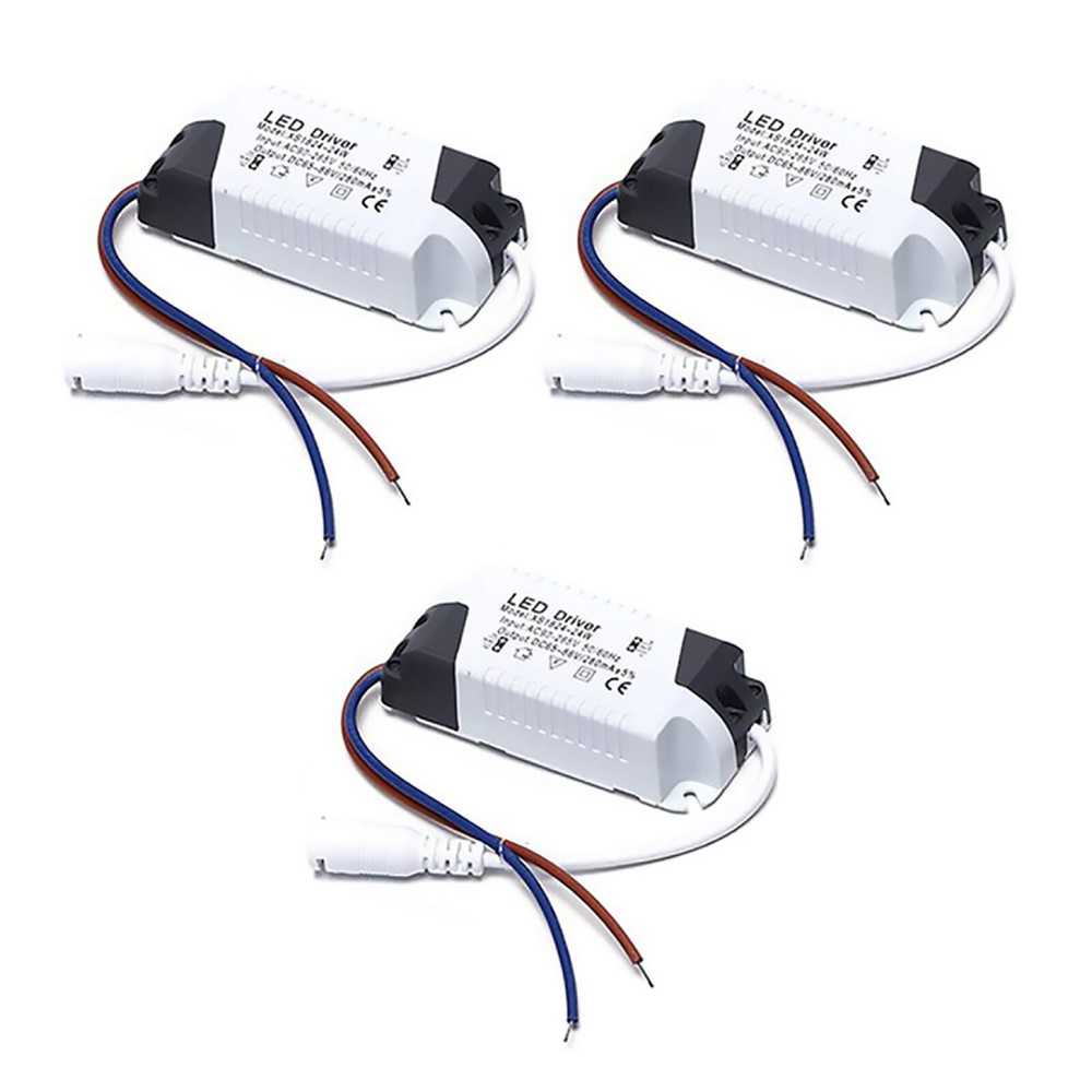 3PCS 18-24W LED Driver Adapter Transformer Ceiling Light Power Supply E