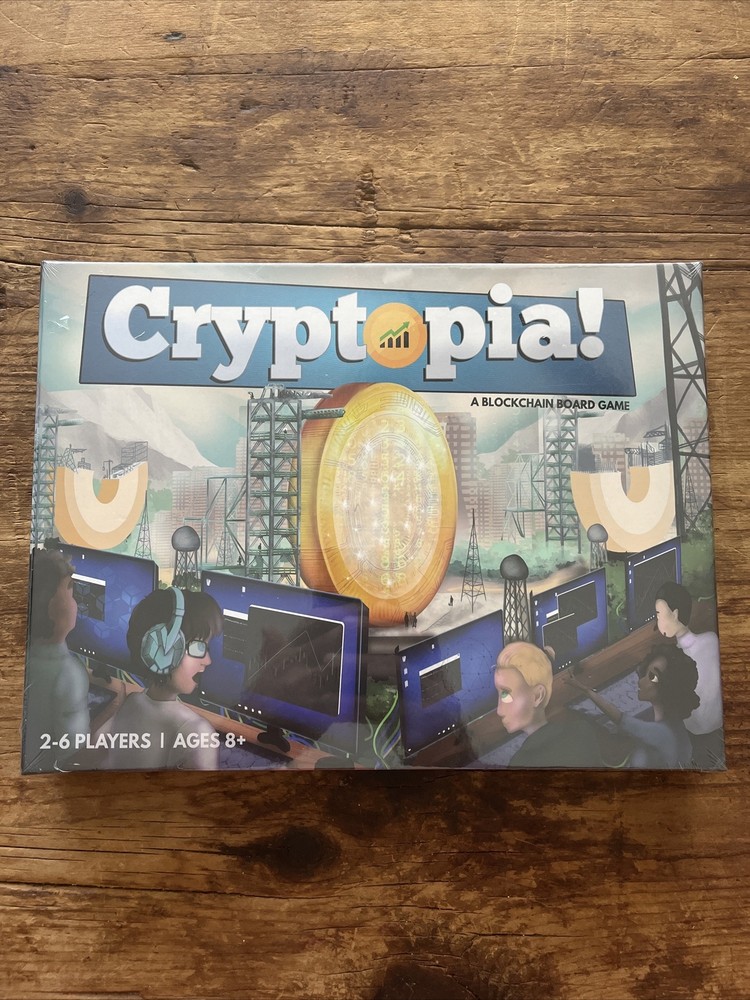 Cryptopia Cryptocurrency Blockchain Board Game Family Educational Tech Investing-image