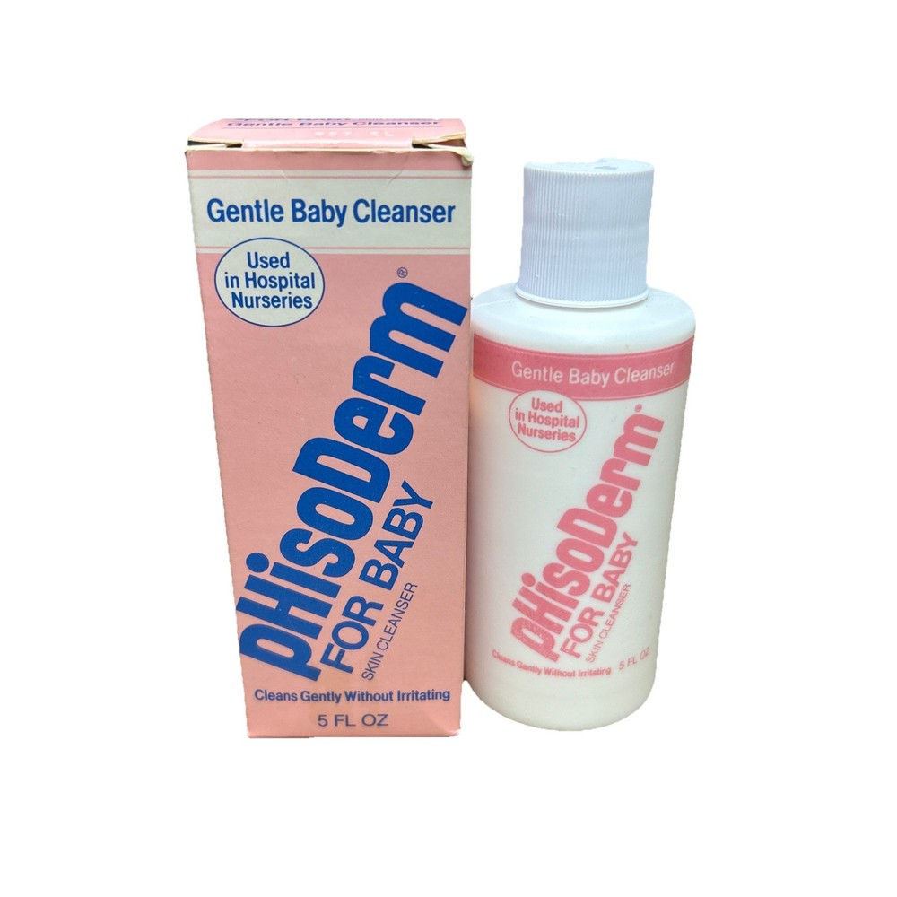 Vintage **Rare**  5 oz Phisoderm For Baby Skin Cleanser/Conditioner