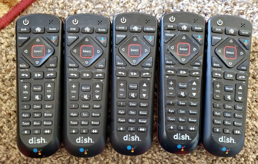 5 Dish 54.3 Remote Control with Voice Assistant Lot FREE SHIPPING-image