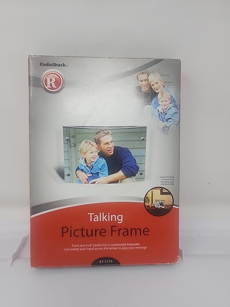 Vintage Radio Shack Talking Picture Frame Customized Keepsake Voice Message