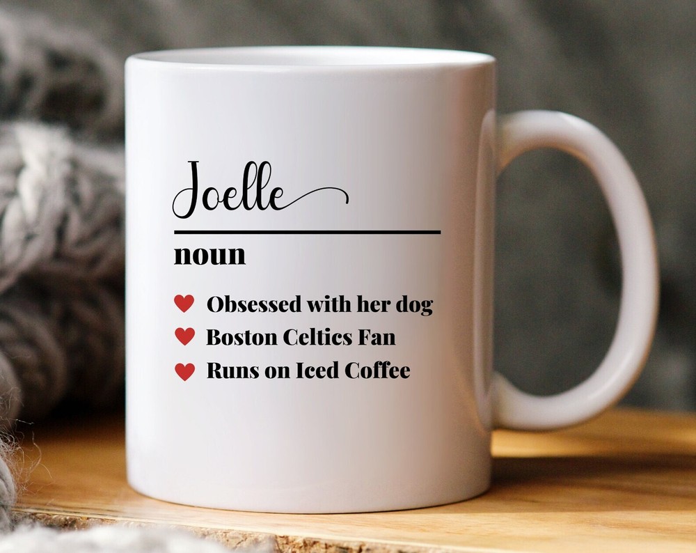 Custom Name Definition Coffee Mug with Personalized Meaning-image