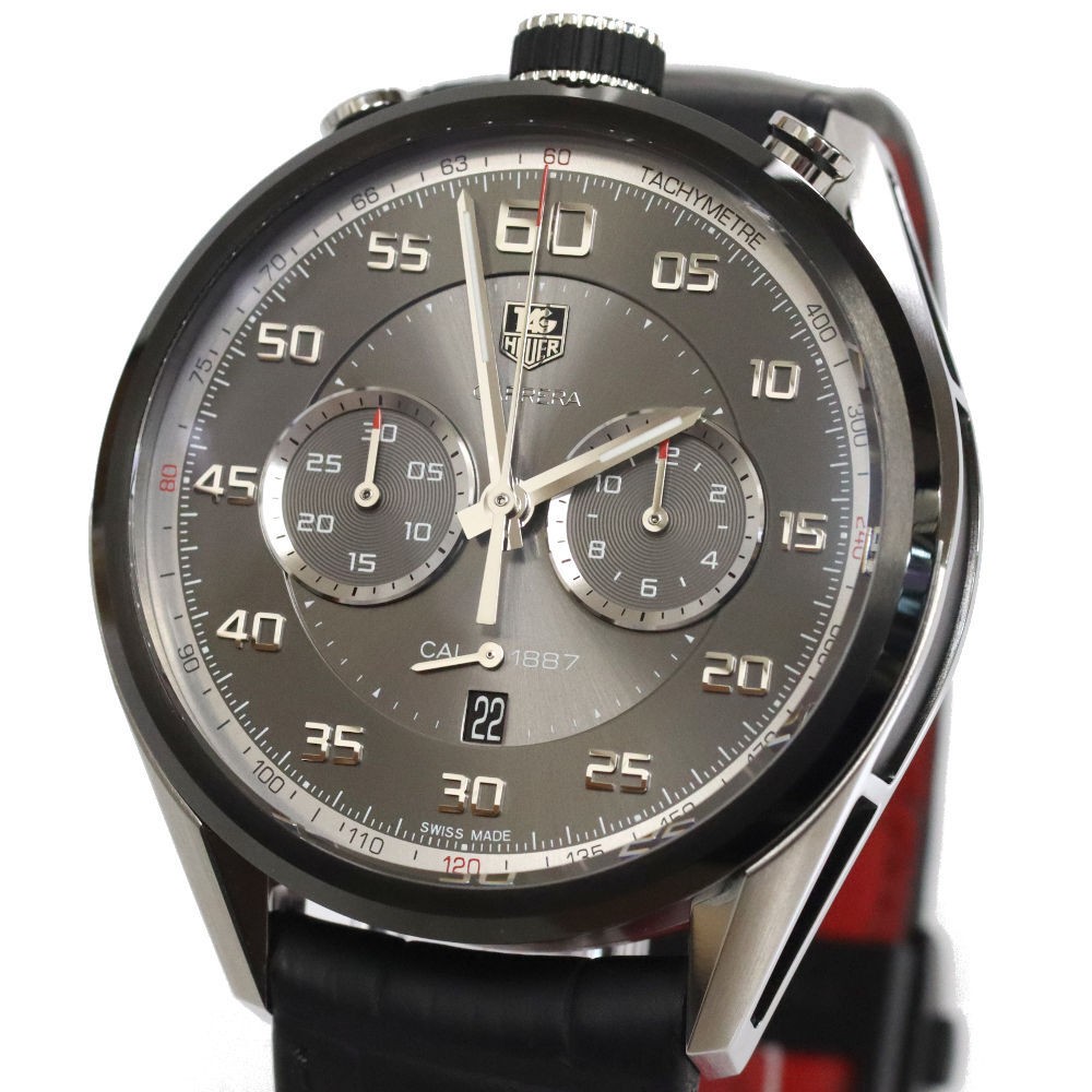 TAG Heuer Carrera 1887 Chronograph 41mm Silver Dial Men's Watch CAR2C12.FC6327
