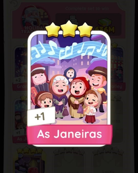 As Janeiras MONOPOLY 3 Stars ⭐️⭐️⭐️ Sticker | FAST DELIVERY