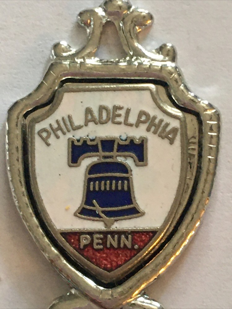 Vintage Souvenir Spoon US Collectible. Philadelphia Pennsylvania Liberty Bell