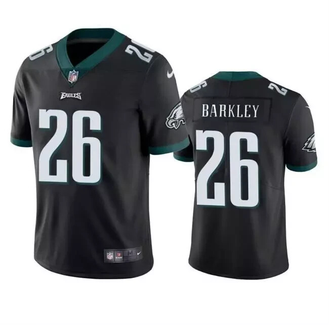 Men's Eagles #26 Saquon Barkley  Jersey