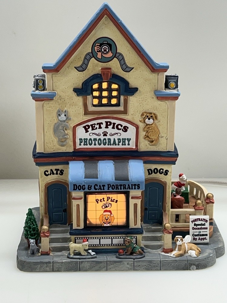 Lemax Signature Pet Pics Photography Dog Cat Pictures 2018 Mint Condition