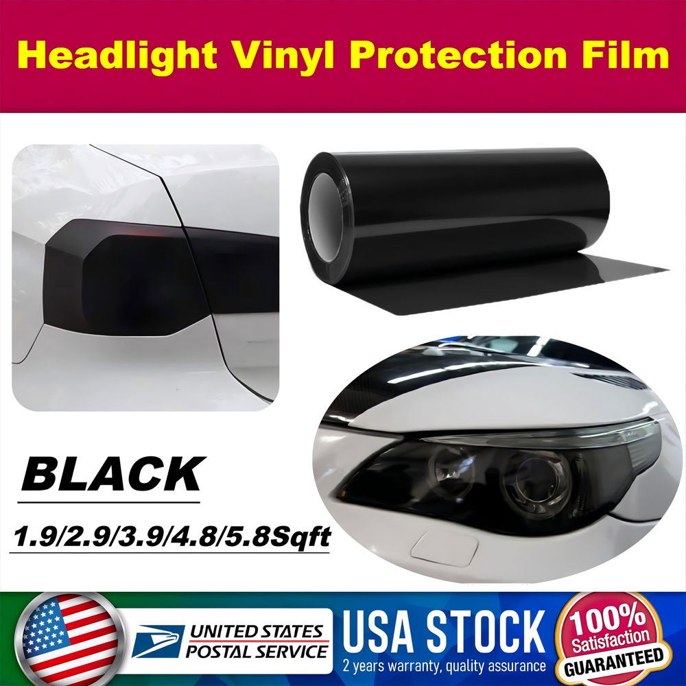 Auto Car Sticker Smoke Fog Light HeadLight Taillight Tint Vinyl Film Decal Sheet
