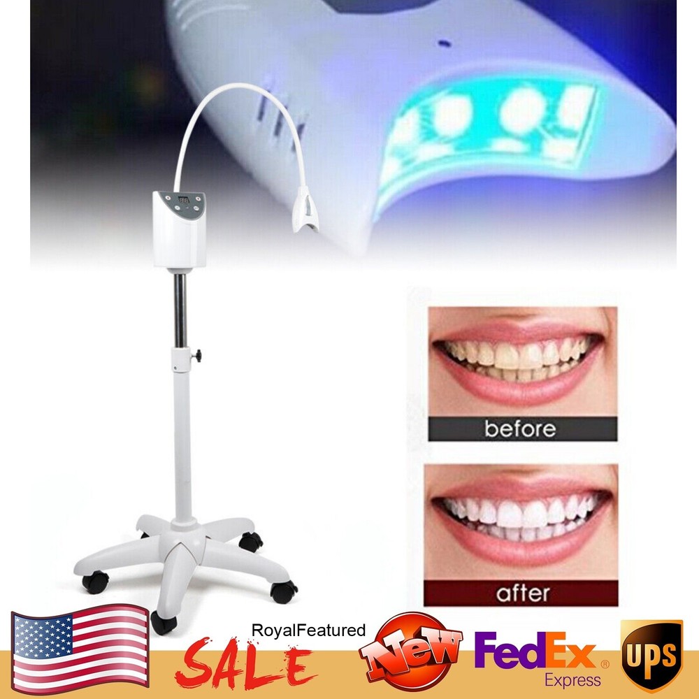 Mobile Dental Teeth Whitening Machine Lamp Bleaching Cold LED Light Accelerator