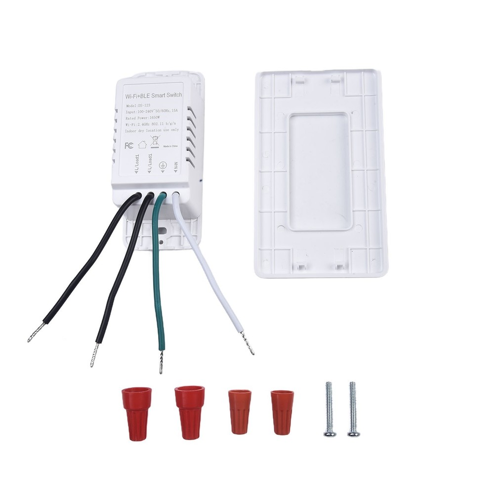 Smart WiFi Light Switch - Voice & App Control, No Wiring Needed