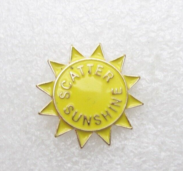 Scatter Sunshine Sun Lapel Pin (C108)