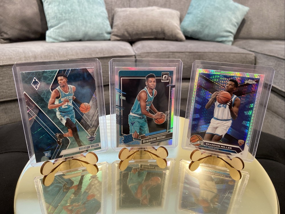 Brandon Miller Rookie Lot! Chrome Prizm! Optic Holo! Phoenix Teal Velocity!