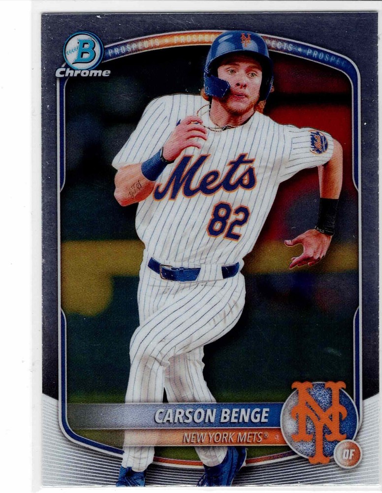 Carson Benge New York Mets 2025 Bowman Chrome ***