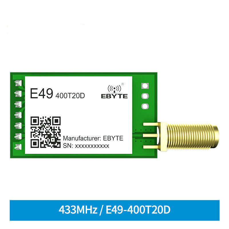 2Pcs 433MHz UART 20dBm TTL Level Output IoT DIP Wireless Transceiver Module-image