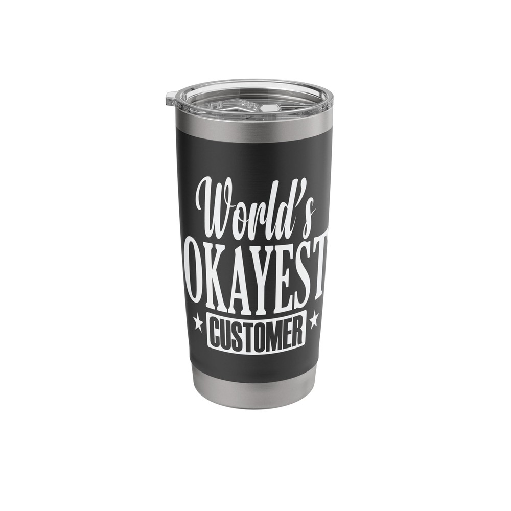 Average Shopper Stainless Steel Insulated Tumbler Cup 20 oz-image