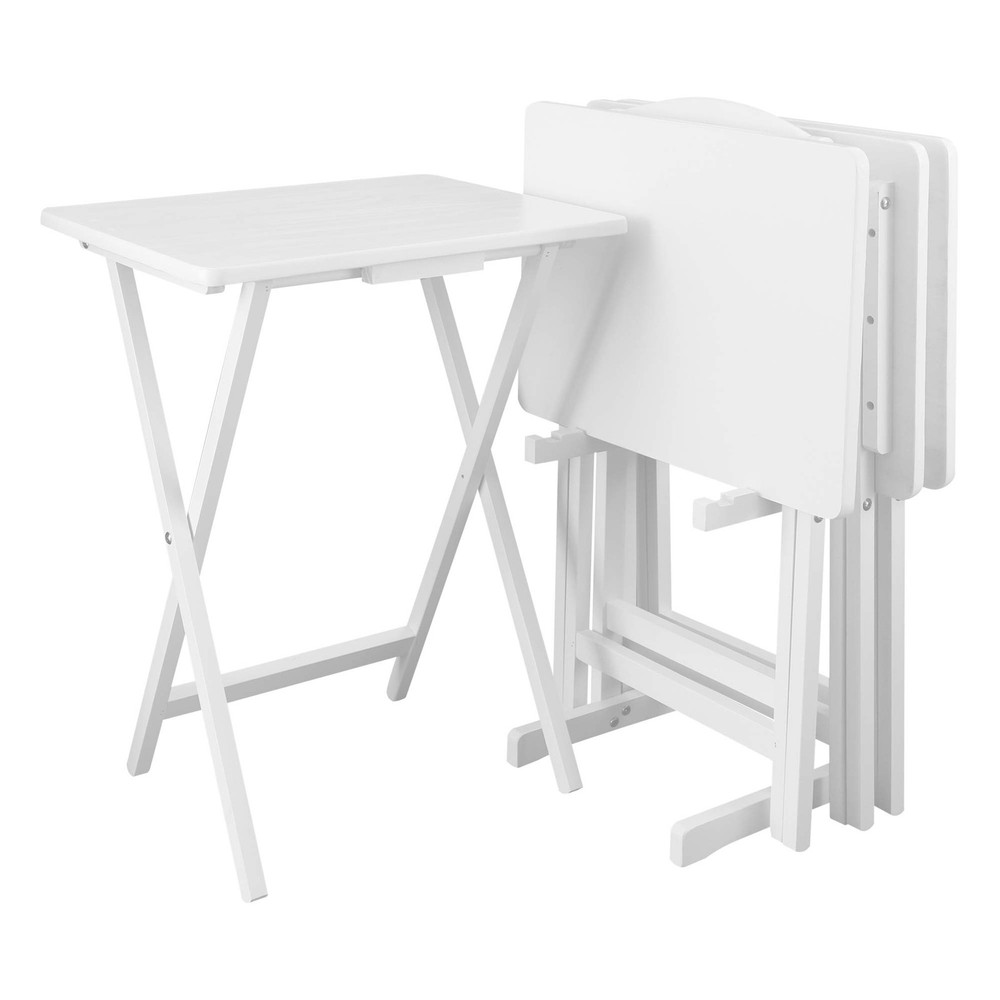 5pcs Tray Table Set - White (660-41)