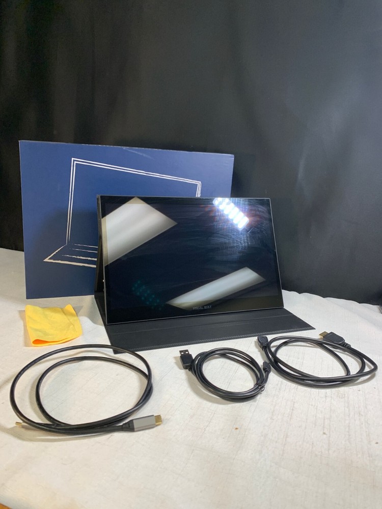 Visual Beat R13PMT01 Black USB-C 60Hz DC 5V 15W 13.3 Inch LED Portable Monitor-image