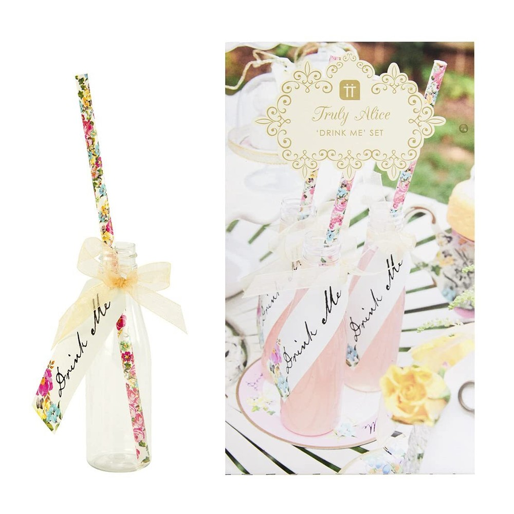 Talking Tables Truly Alice Drink Set Table Décor for a Tea Party Multicolor 6...