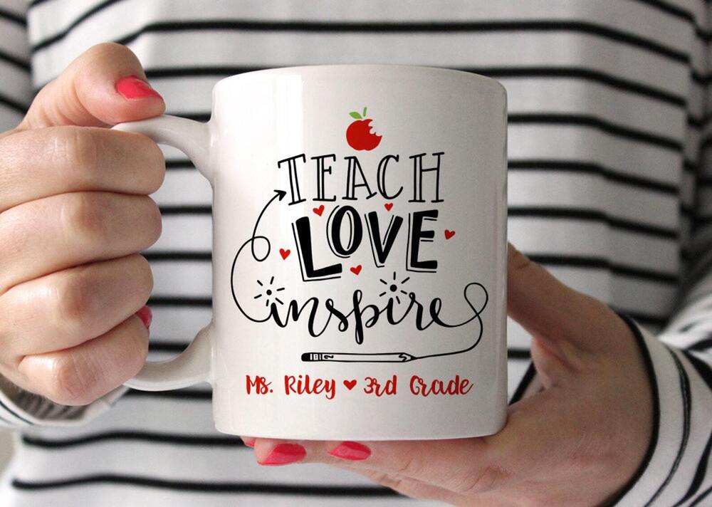 Personalized Teacher Gifts Teacher Christmas Gift For Teacher Mug Preschool Teac