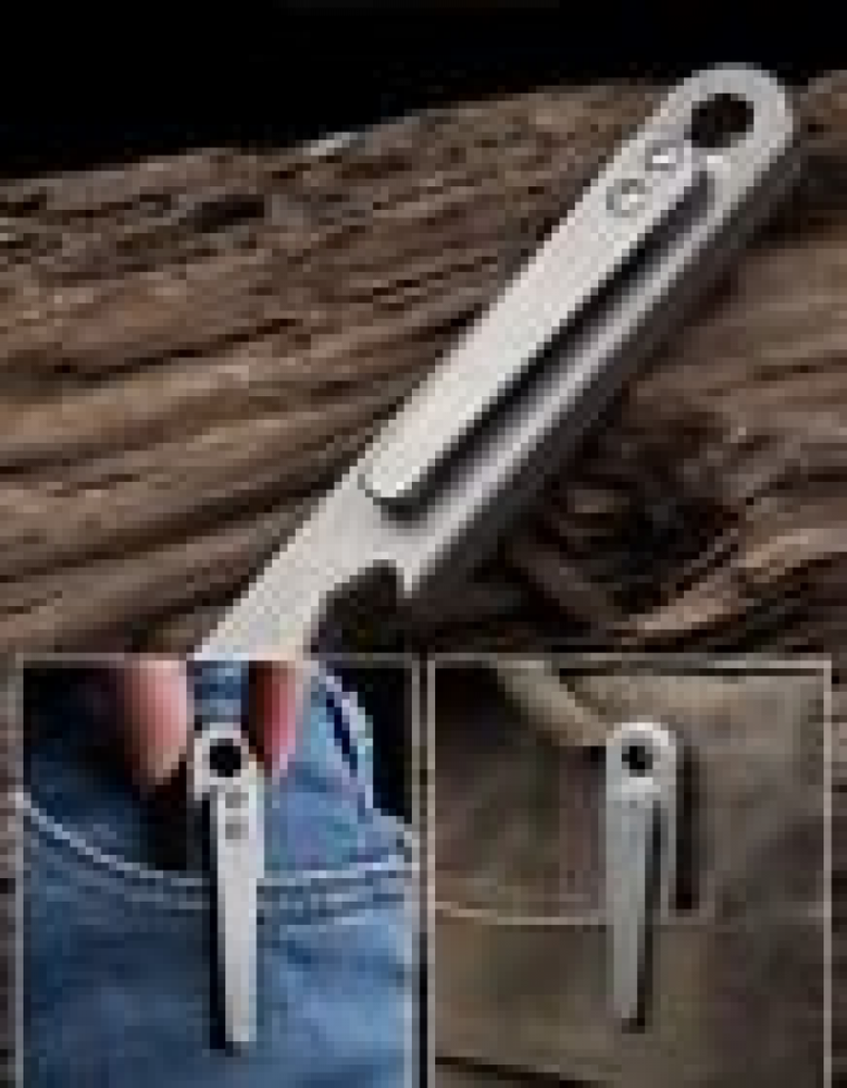 1PC Titanium Alloy Pocket Pry Bar Opener Portable Crowbar Outdoor EDC Multi Tool