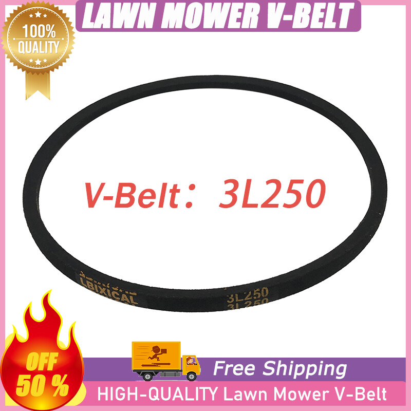Quality Industrial & Lawn Mower 3L250 V-belt 3/8 x 25in Vbelt
