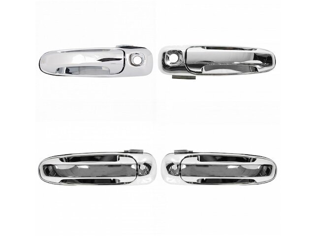 TRQ 4 Piece Exterior Door Handle Set Door Handle Set fits Ram Dakota 2011 25NDHK