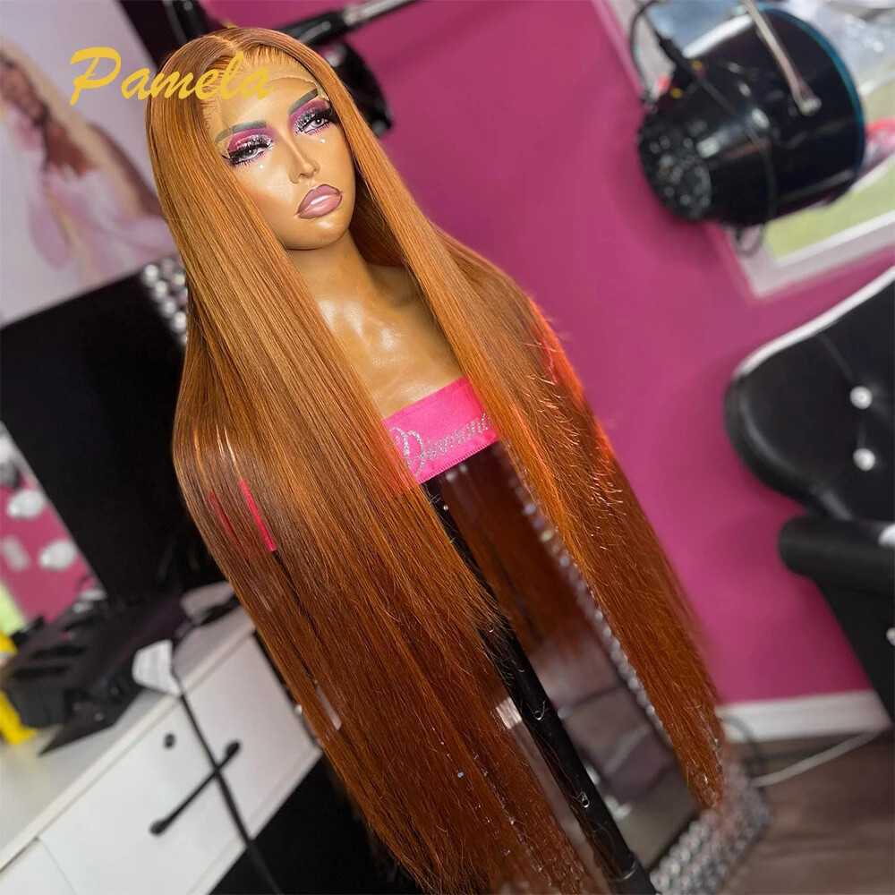 Honey Blonde Glueless Human Hair Wig Pre Plucked HD Lace Front