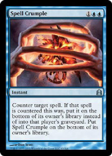SPELL CRUMPLE X4 MTG Commander 4X Magic the Gathering DJMagic Cards