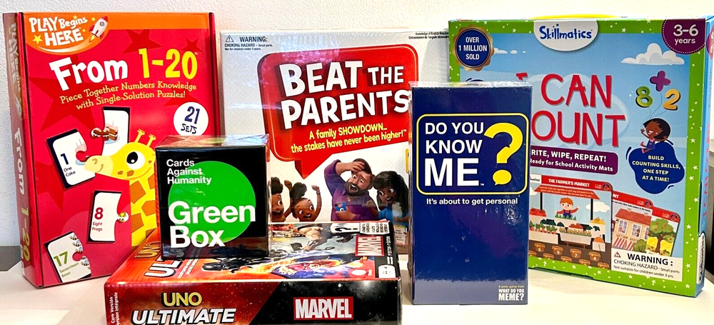 Board Game Lot Board Game Bundle Christmas Toys 6 Games New