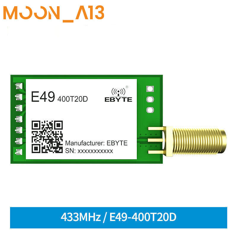 2Pcs 433MHz UART 20dBm TTL Level Output IoT DIP Wireless Transceiver Module-image
