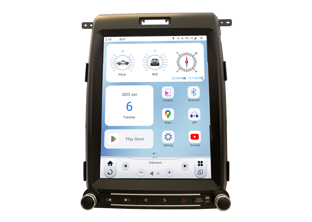 LinksWell Gen 5 T-Style Radio for Ford F-Series (2009-2014) TS-FDOP12-1RR-5S