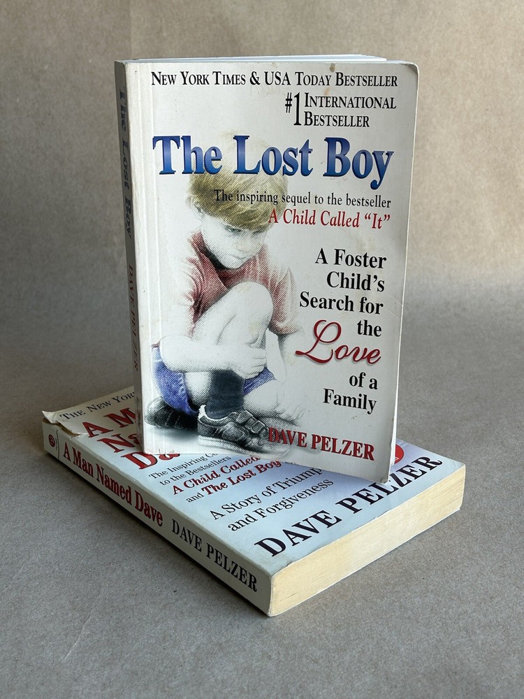 Book Bundle Of 2 Lost Boy & A Man Named Dave by Dave Pelzer