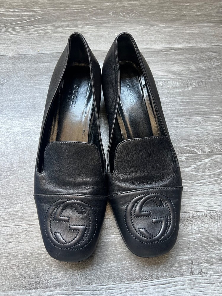 Gucci Soho Calfskin Leather Loafers for Men and Women