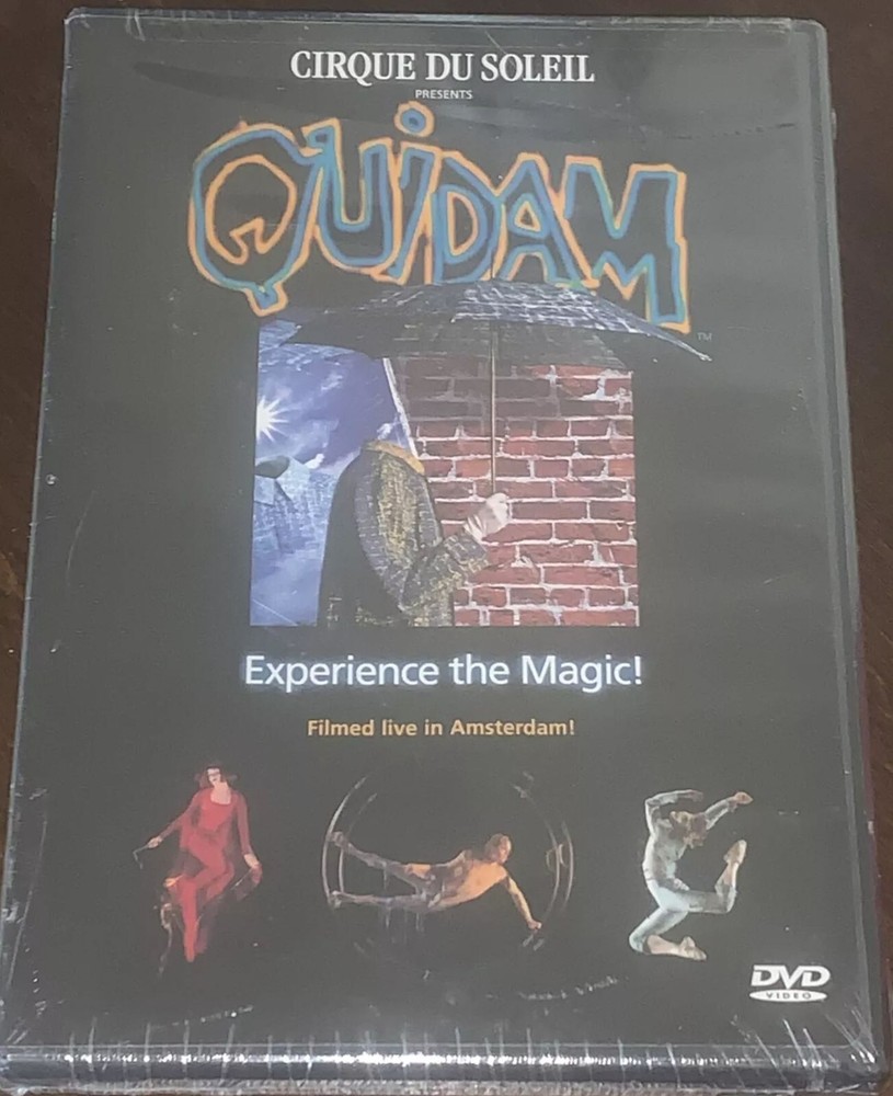 Cirque du Soleil - Quidam (DVD, 1999) Widescreen filmed in Amsterdam OOP NEW
