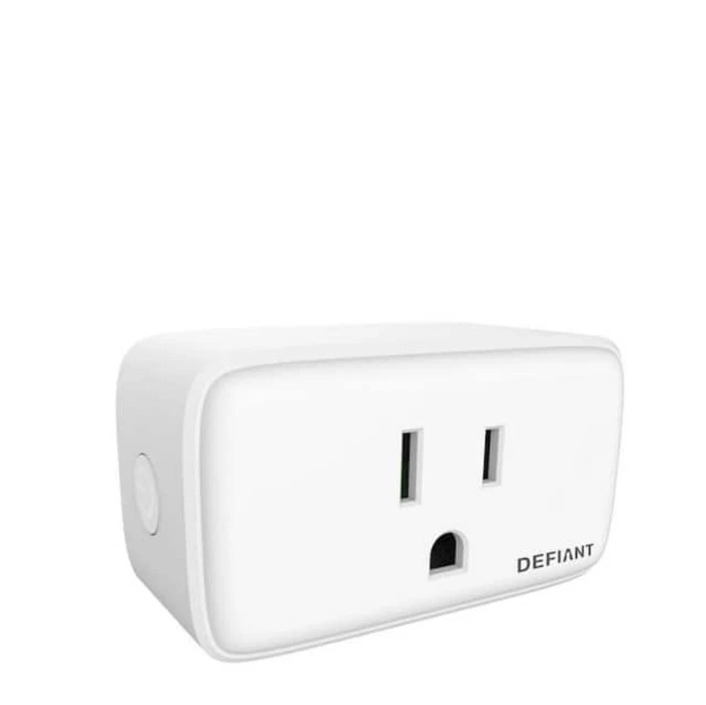 Defiant Smart Plug & Timer Wi-Fi Bluetooth Single Outlet White HPPA11AWB