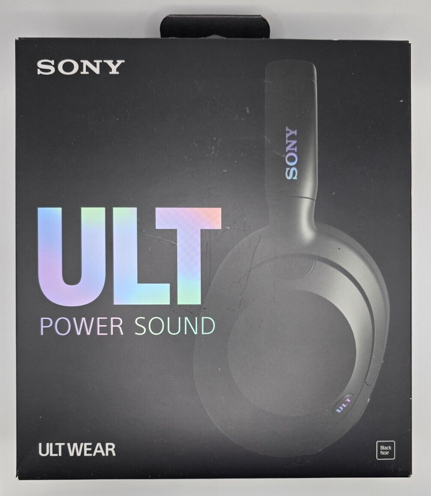 Sony ULT WEAR 900N Wireless Noise Canceling Bluetooth Headphones in Black WH-ULT900N
