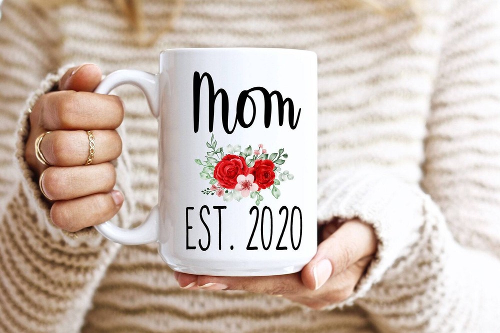 Mom Est Mug New Mom Mug For New Mom New Mommy Gift Personalized Mom Mug For