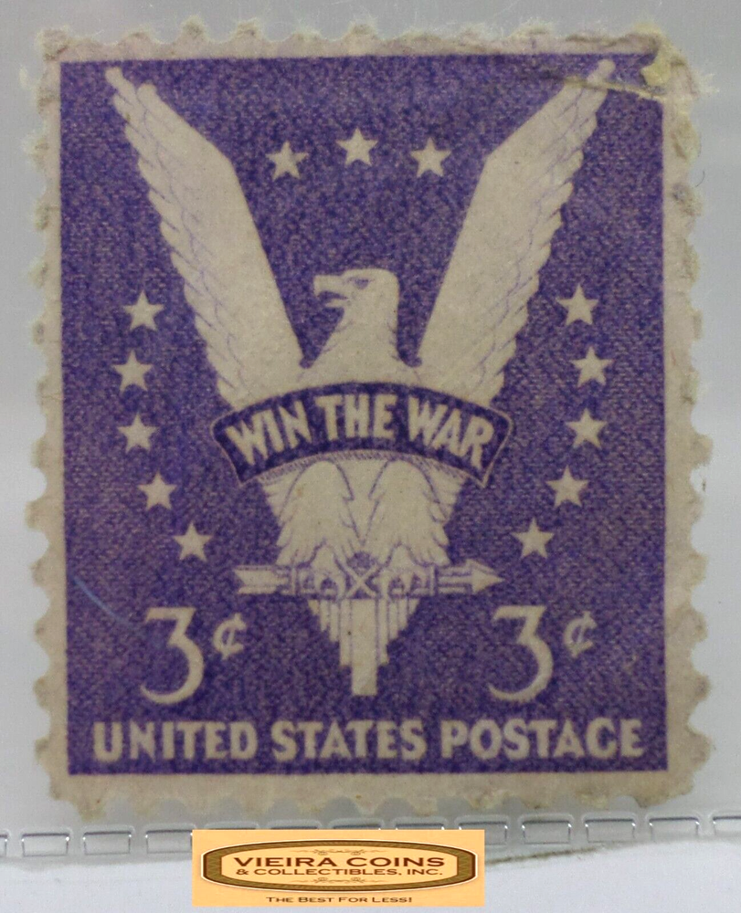 USA Postage Win the War 3 Cents Stamp - #S41740NQ