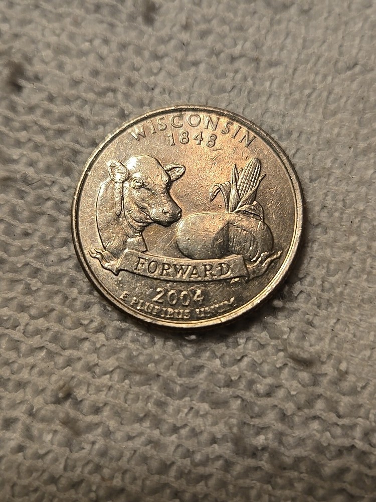 2004-d wisconsin extra leaf high quarter Weight Is 5.7 Rare Error