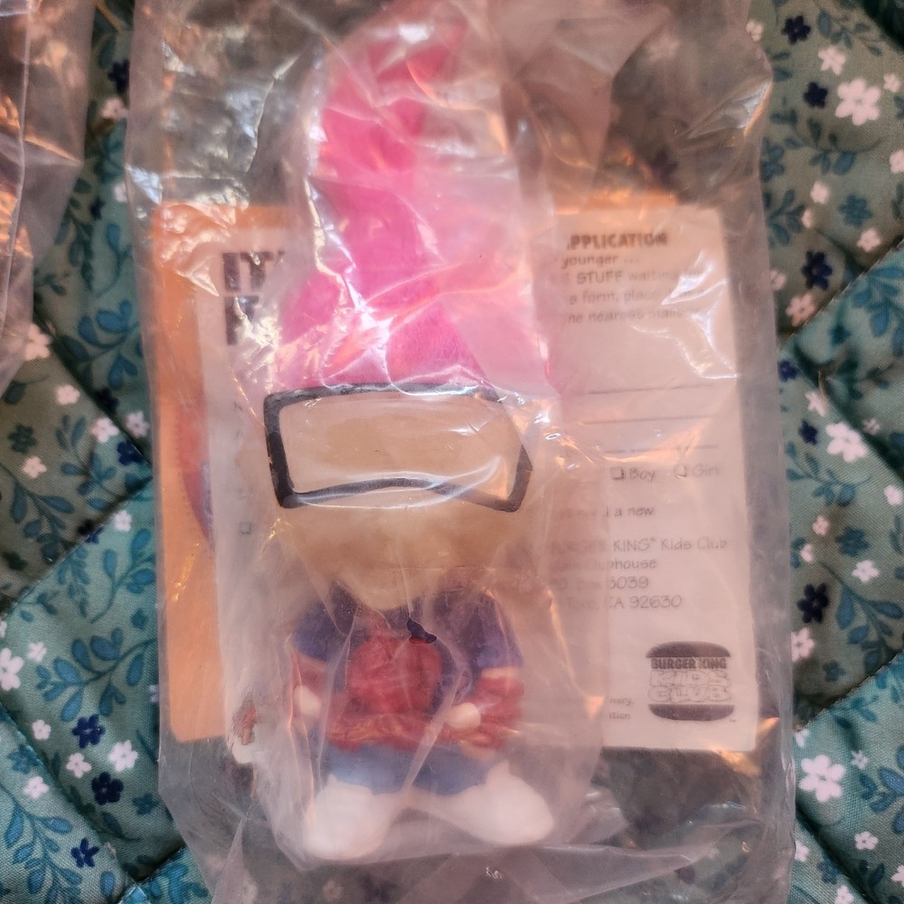 Glow In The Dark Trolls Dolls Burger King Kids Meal Complete Set Of 4 Sealed Vintage Toy