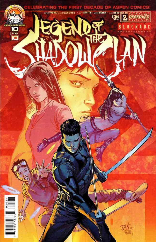 Legend of the Shadowclan #2B VF/NM; Aspen | Special Reserved Edition - we combin