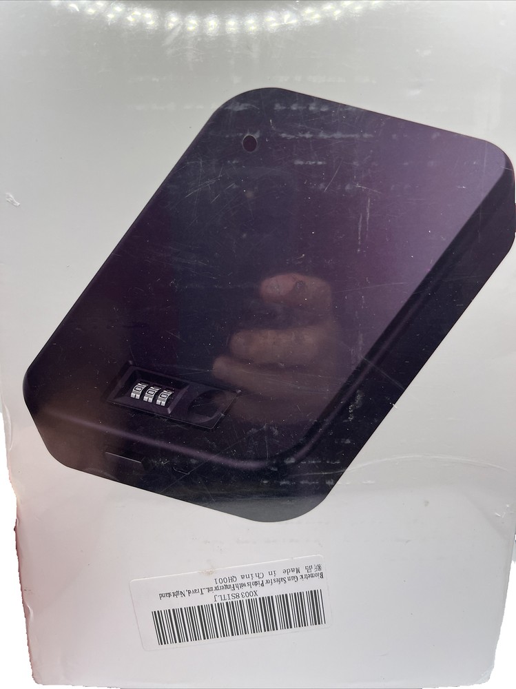 BIOMETRIC Gun Safe For Pistols With Fingerprint. NEW SEALED FREE SHIPPING-image