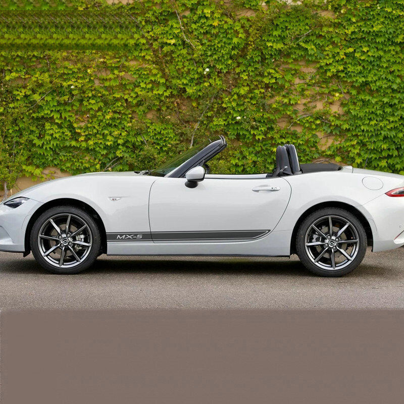 Car Door Side Skirt Sticker Racing Sport Stripes For Mazda MX-5 Body Vinyl Decal