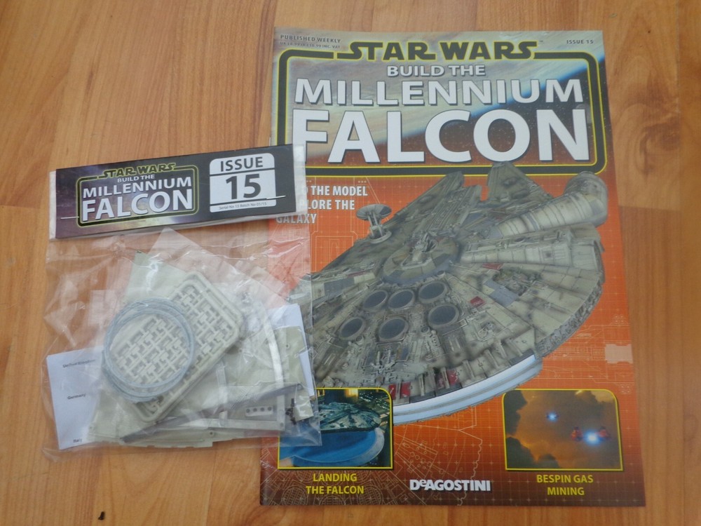 1/1 SCALE DEAGOSTINI BUILD THE MILLENNIUM FALCON STAR WARS ISSUE 15 INC PARTS