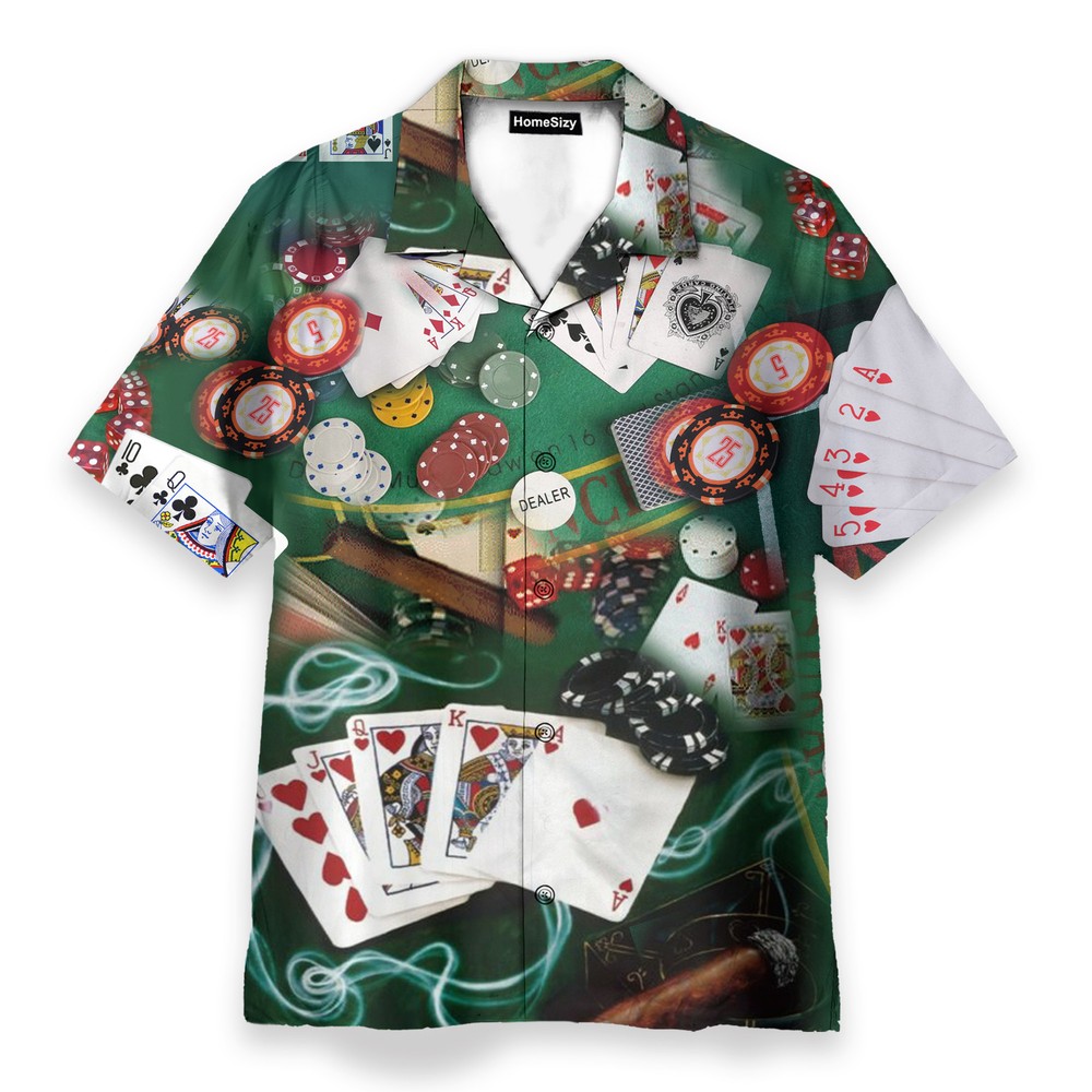 Poker Take The Risk Of Loose   Hawaiian Shirt