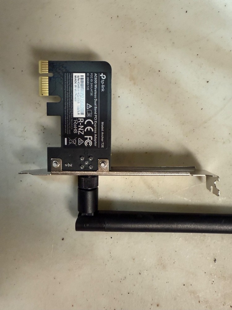 TP-Link Archer T2E AC600 Dual Band PCIe WiFi Adapter Tested Working Condition