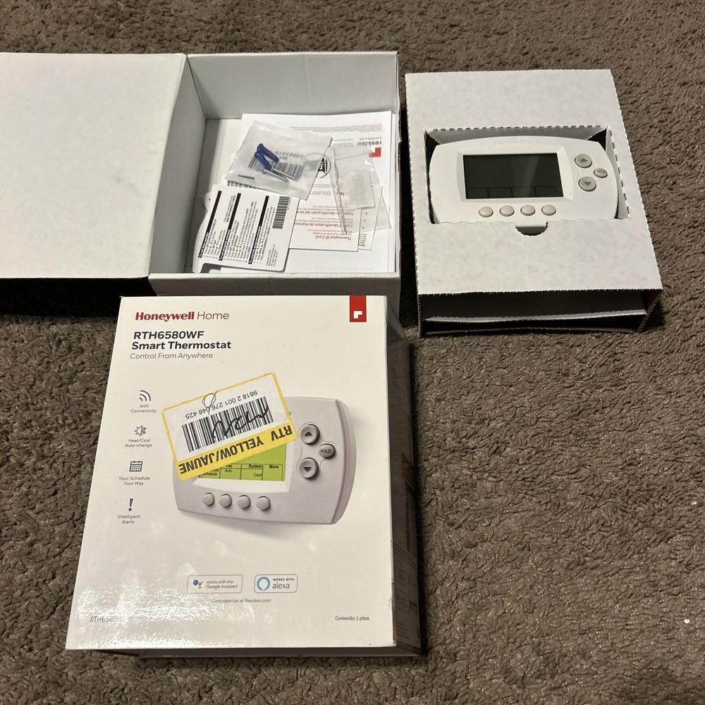 Honeywell Wi-Fi 7-Day Programmable Smart Thermostat White RTH6580WF