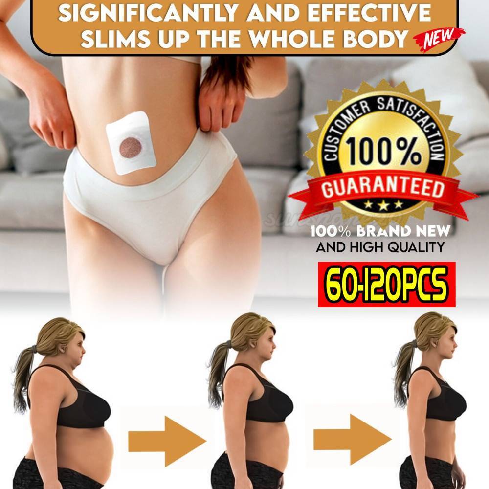 120-60PCS Slim Patch Weight Loss Slimming Diets Pads Detox Burn Fat Adhesive USA