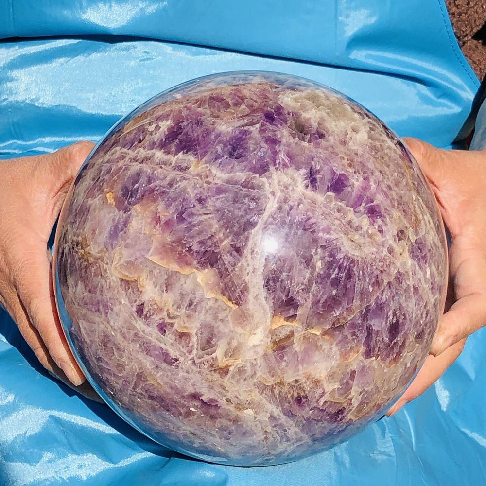 Natural Amethyst Quartz Crystal Sphere Ball 2700g Healing Stone
